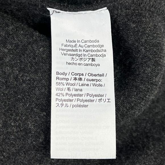 J.Crew Wool-Blend Shirt-Jacket Charcoal Grey Size XS - Picture 7 of 7